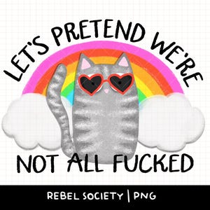 Social Justice PNG Snarky Cat Design No Human is Illegal Anti Racism Fascism Trump Elon Musk FAFO Fascism Democracy Economy Tariff Tariffs