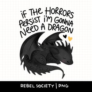 Bookish Dragon PNG Cozy Reading Season Fantasy Bookish PNG Books Cozy Dragons Kindle Sticker Designs Trendy PNG Fourth Wing Horrors Persist