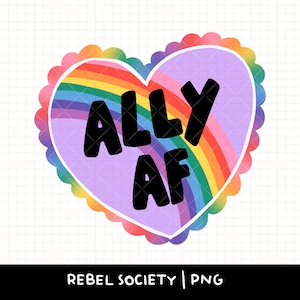 Ally Af PNG LGBTQ Pride Month Liebe ist Liebe Gleichheit Gay Bi Trans Pansexual Pride Shirt Liebe Wins T-Shirt Aufkleber Button Pin Designs