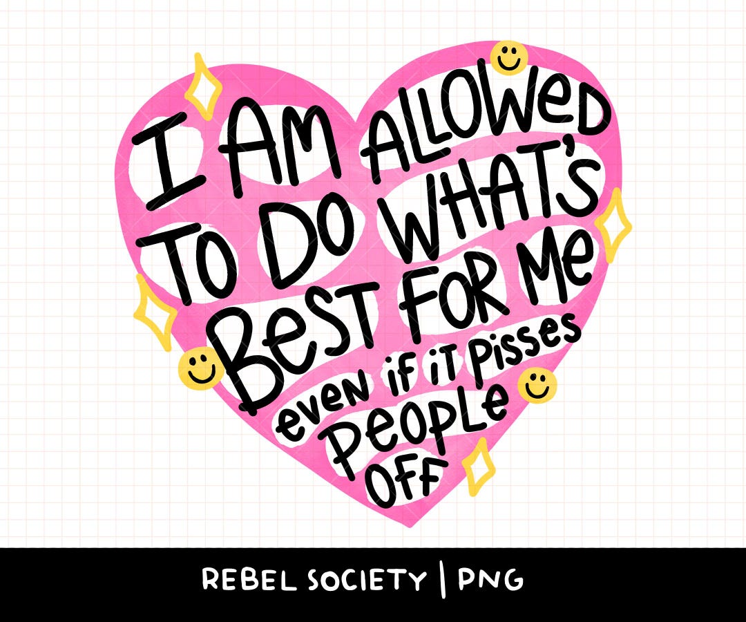 Self Love PNG Therapy Healing Girlie Mental Health Gen X PNG Millennial ...