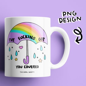 Te tengo, mejor amiga, apoyo emocional, PNG, lindo paraguas, diseños de calcomanías PNG populares de moda, concientización sobre la salud mental, amor propio, introvertido