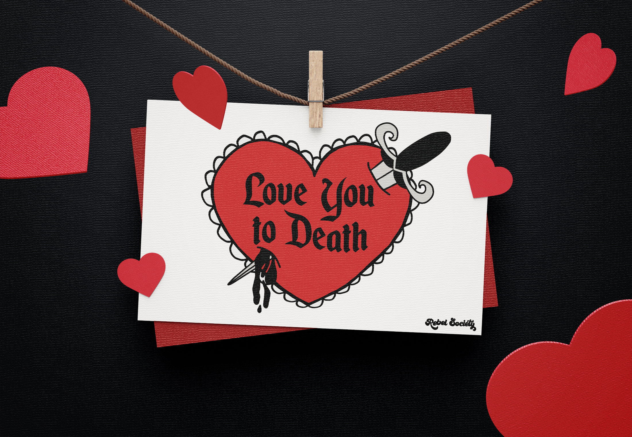 SVG PNG Valentine SVG Love You to Death Bloody Valentine - Etsy