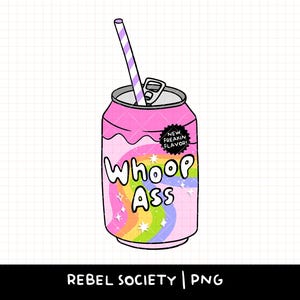 Dose Whoop Ass Snarky entschuldigende PNG trendige PNG psychische Gesundheit sarkastische süße Aufkleber Designs Beliebte PNG's