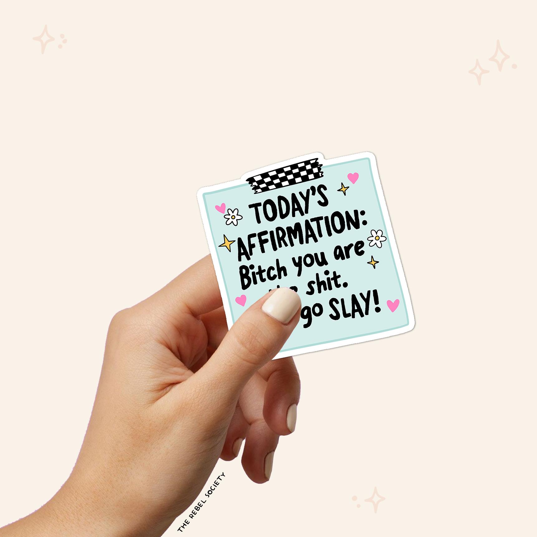 Positive Affirmations Note to Self PNG Cute Sarcastic Sticker Designs ...