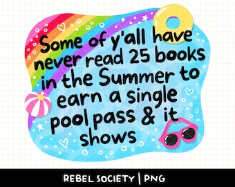 Bookish PNG Summer Reading Library Nostalgia Kindle Sticker Designs Booktok Scholastic Book Fair High Trendy PNG Popular Book Lover Sticker
