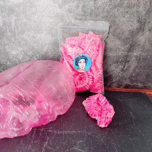 10 pcs. shower cap, disposable, bathrobe for hair conditioner, hair care