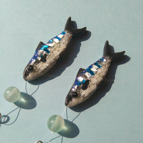 Boucles d'oreilles Sardines