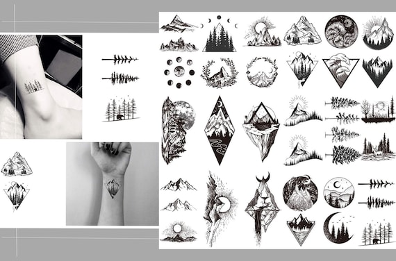Tattoos and Body Piercings  Geometric tattoo Small geometric tattoo  Journey tattoo