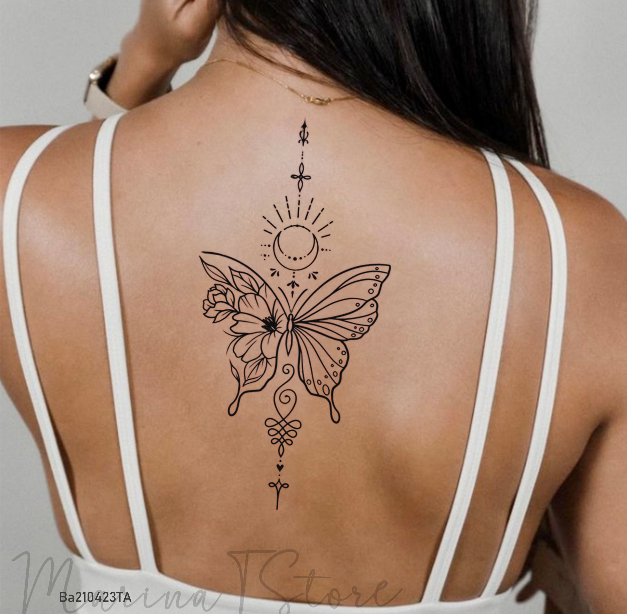 Little butterfly  Tattoo permit available link in bio  drawing design  art artwork artist artistsoninstagram butterfly moon  Instagram