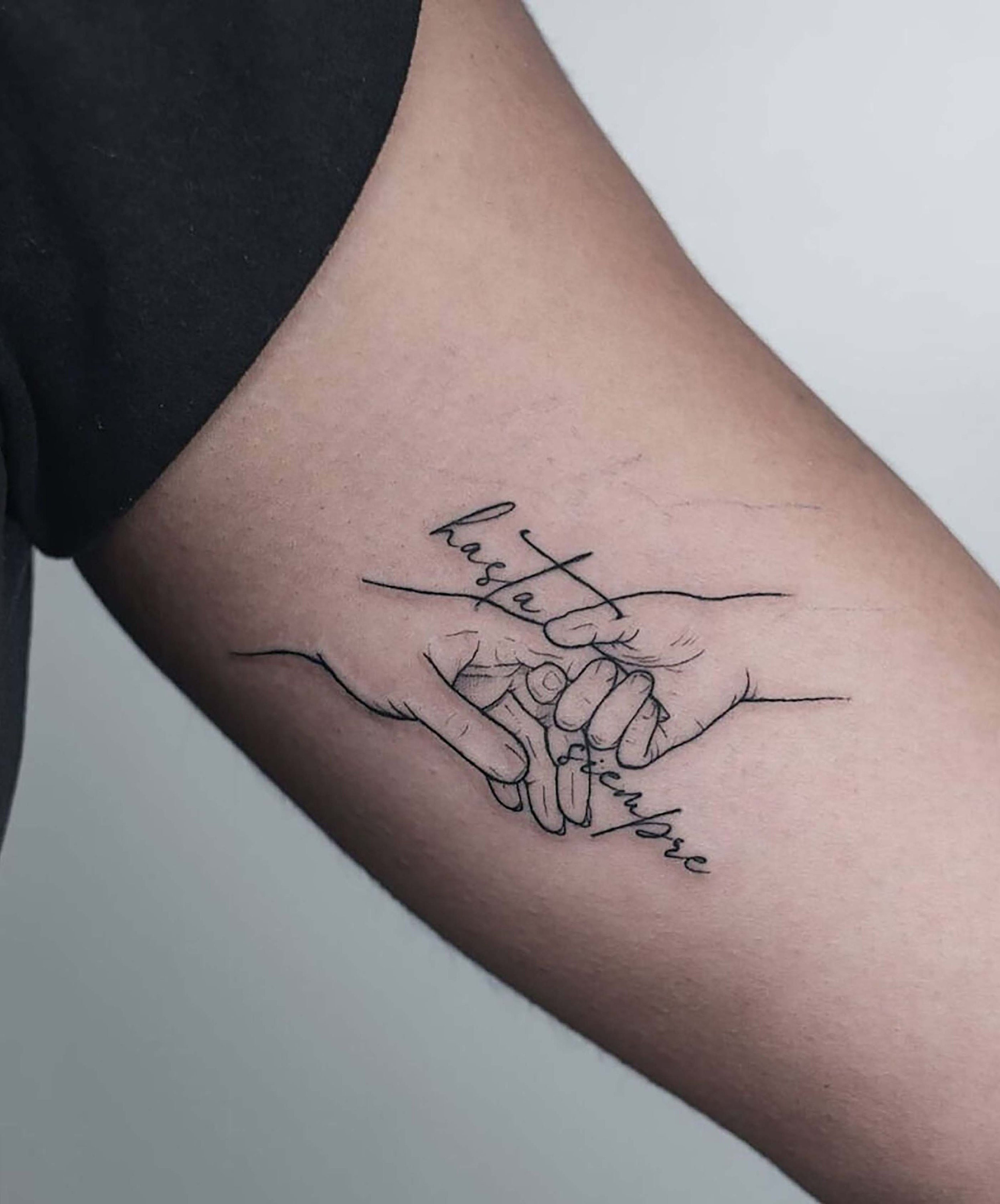 Stylish Wrists for Mom and Dad Tattoos