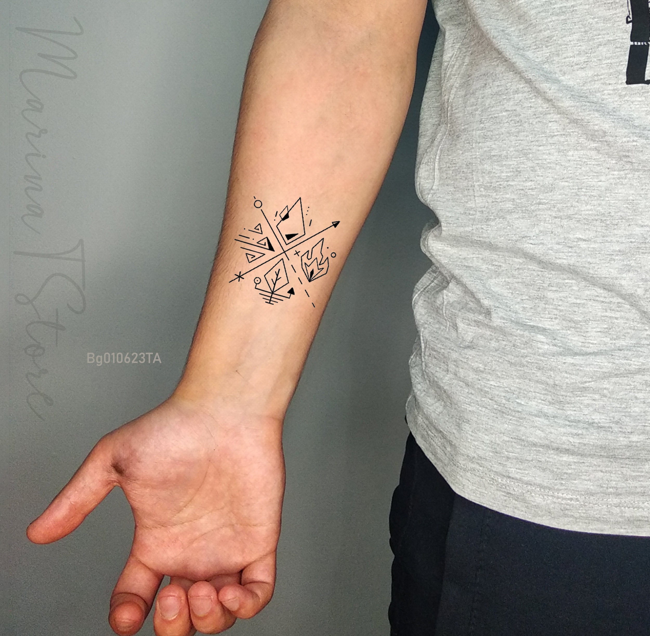 Tattoo 4 elemente