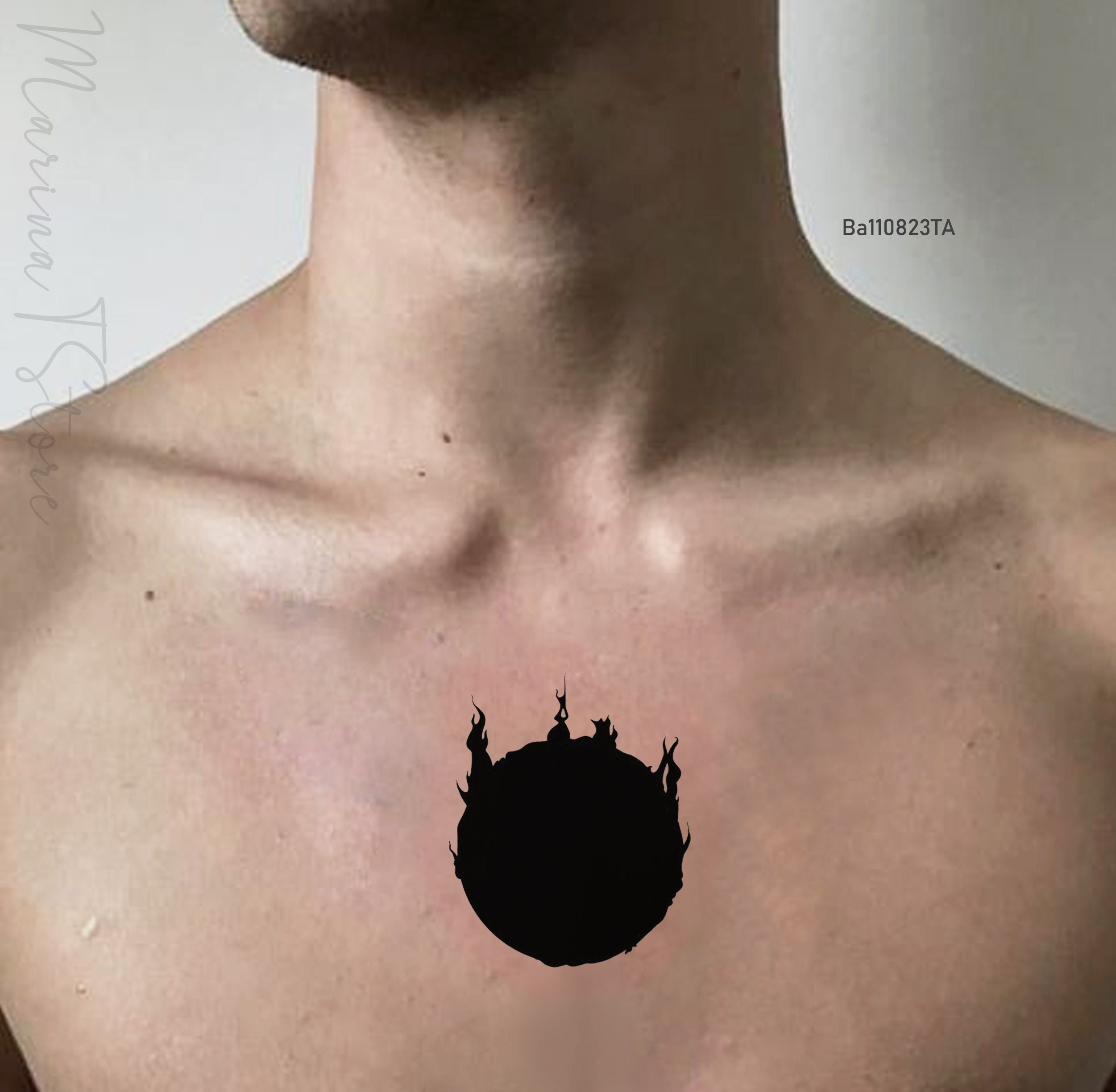 Bleach Hollow Hole Tattoo Design, Little Hollow Tattoo, Removable  Waterproof Fake Tattoo, Tattoo Lover Gift, Hollow Bleach Temporary Tattoo -  Etsy