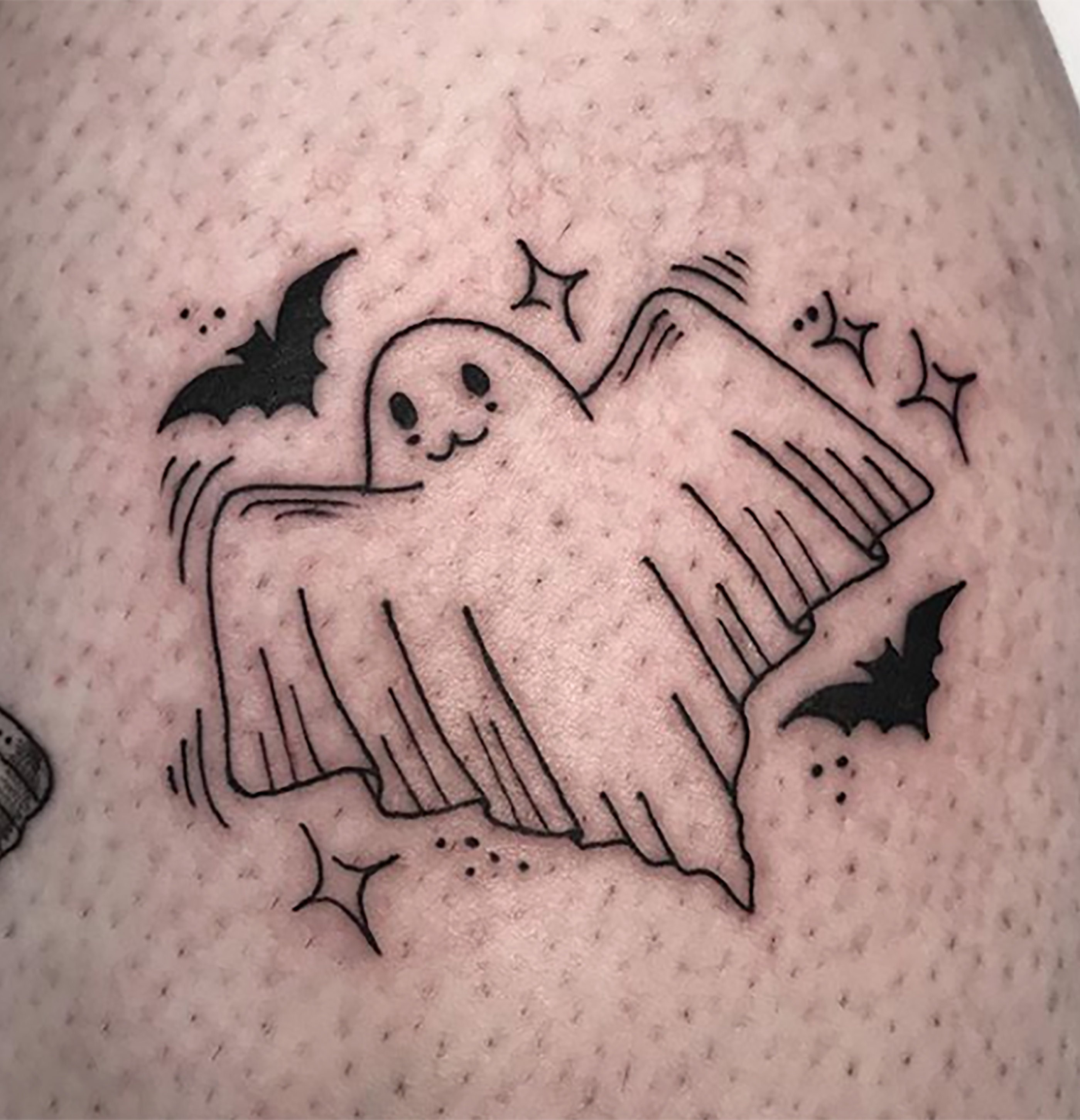 Ghost Tattoo - Etsy Ghost Tattoo - Etsy