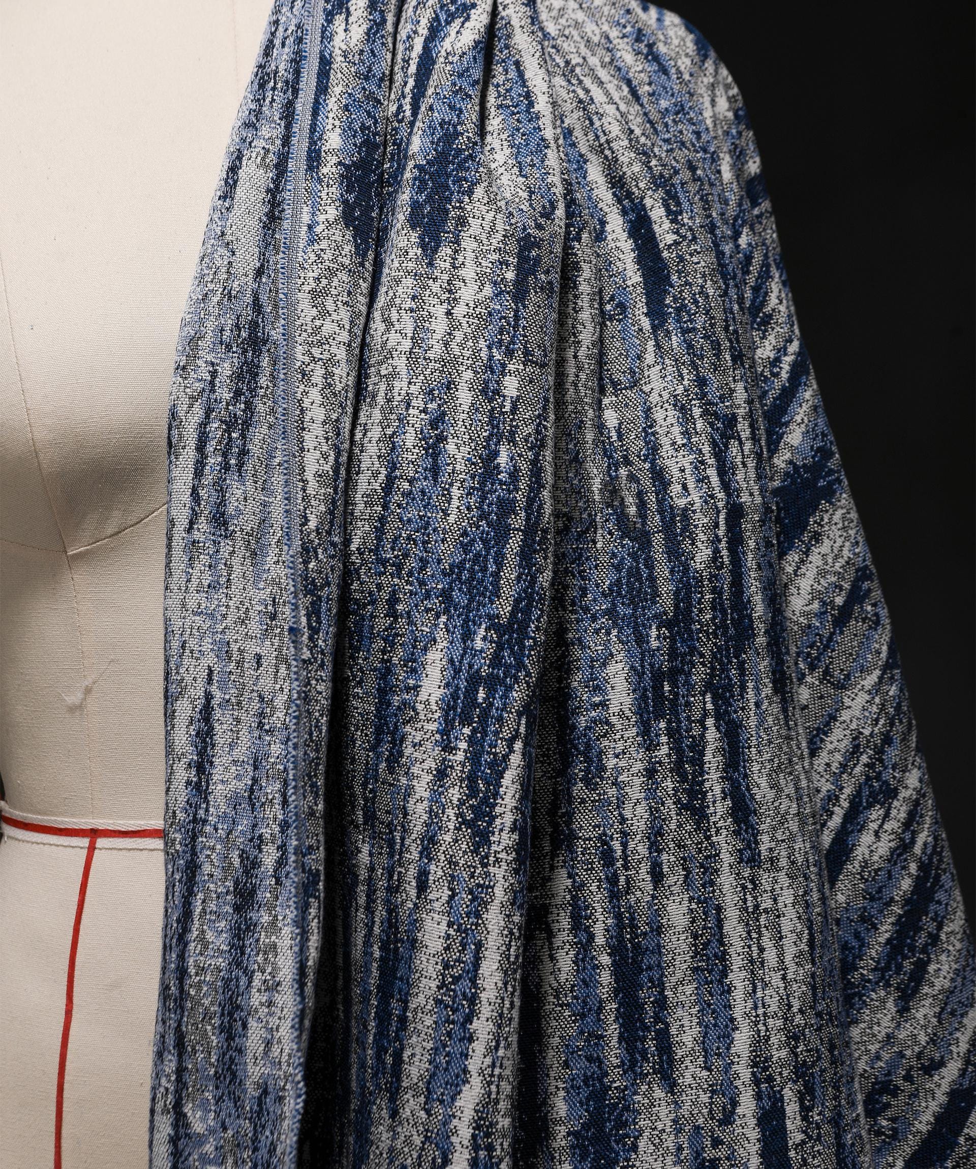 Mereor Pattern Meteor Pattern, Black Grey, Jacquard Fabric, Denim, Pure Cotton Fabric ...
