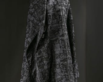 Silhouette Fabric, Engraved Texture Fabric, White Fabric, Jacquard Fabric, Creative Fabric, Linen Gauze Fabric, By The Meter, A236-2