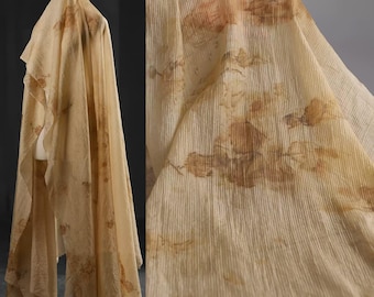 Tencel-cotton Fabric, Cotton-linen Fabric, Plant-dyed, Textured Fabric, Soft Fabric, Creative Fabric, Premium Fabric, By The Meter, A178