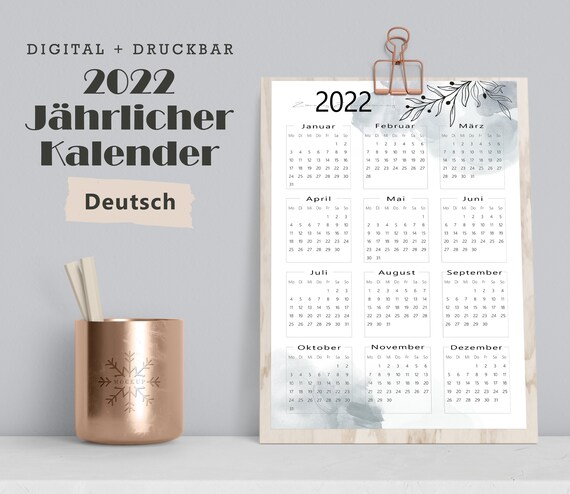 2021 2022 planner printable calendar 2022 dated yearly etsy australia