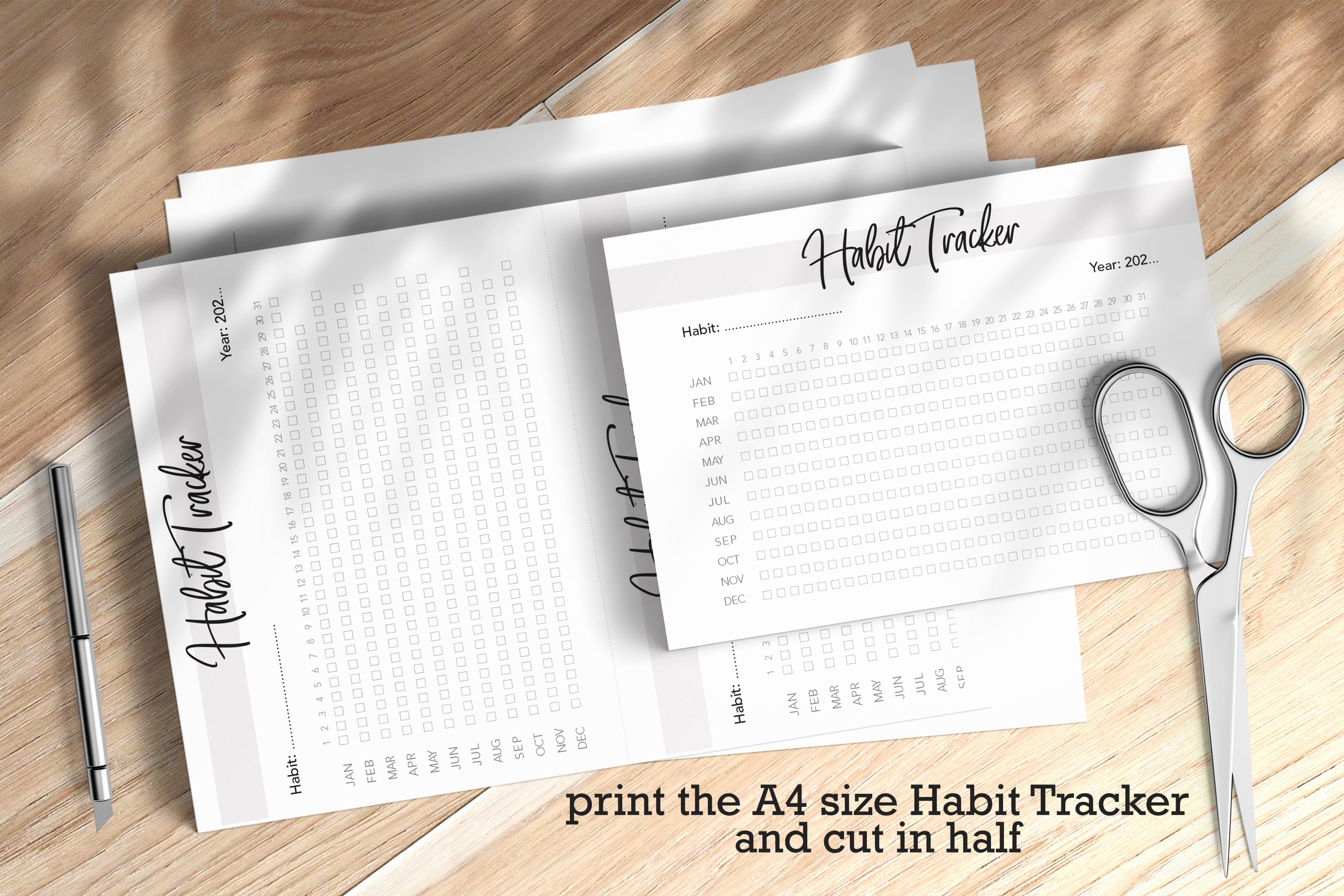 Wellness Journal | Self Care Planner | Monthly Habit Tracker | Monthly ...