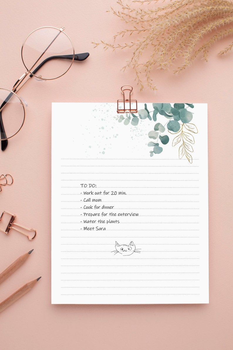 Printable Writing Paper Printable Paper A4 A5 Letter Half Etsy