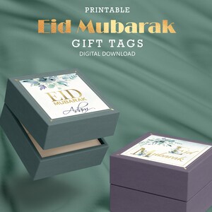 Personalised Eid Gift Tags Printable Eid Decoration Digital Download ...