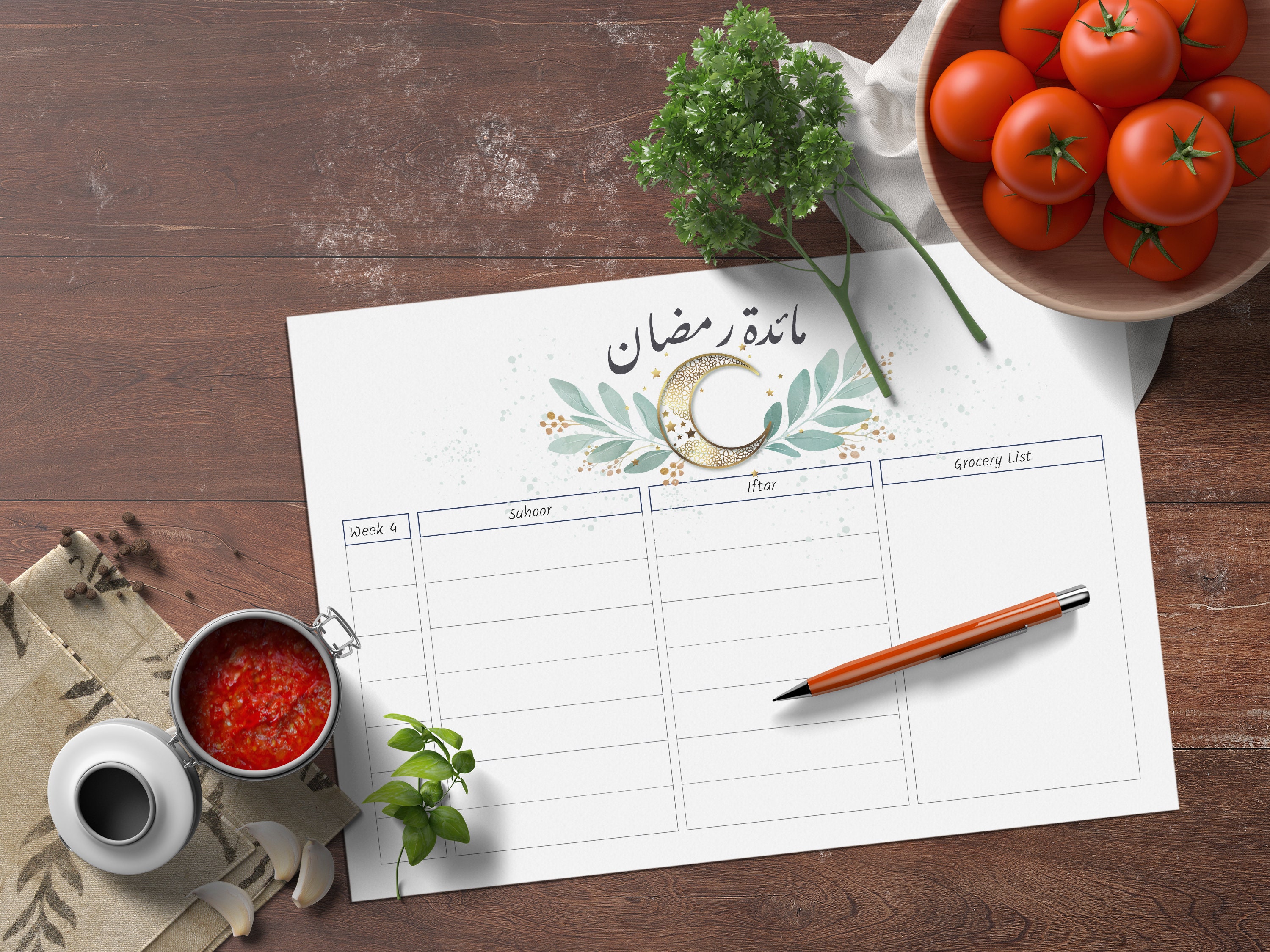 Ramadan Planner Printable Ramadan Calendar Quran Journal Etsy UK