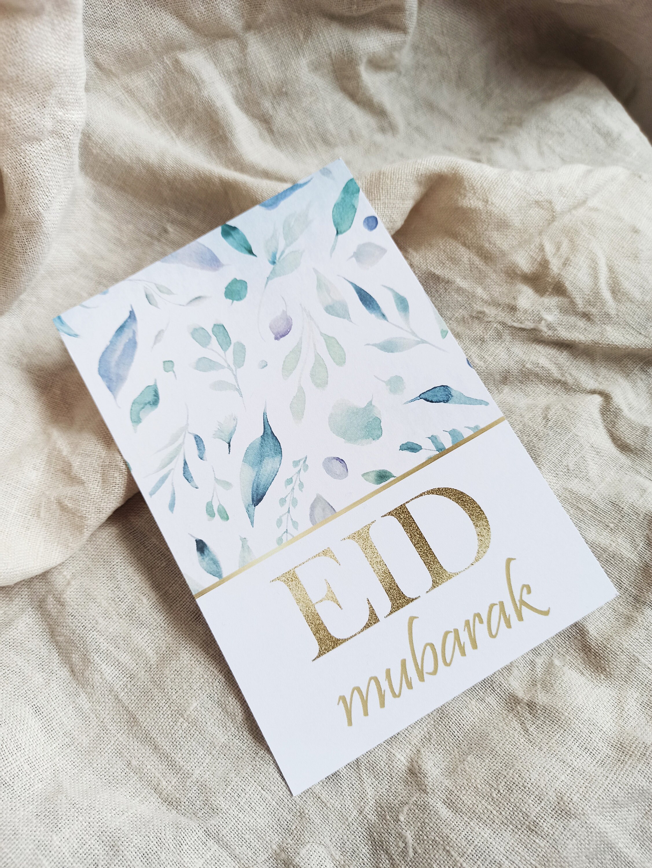 Printable Eid Mubarak Card Eid Gifts Eid Al Adha Eid Al Etsy