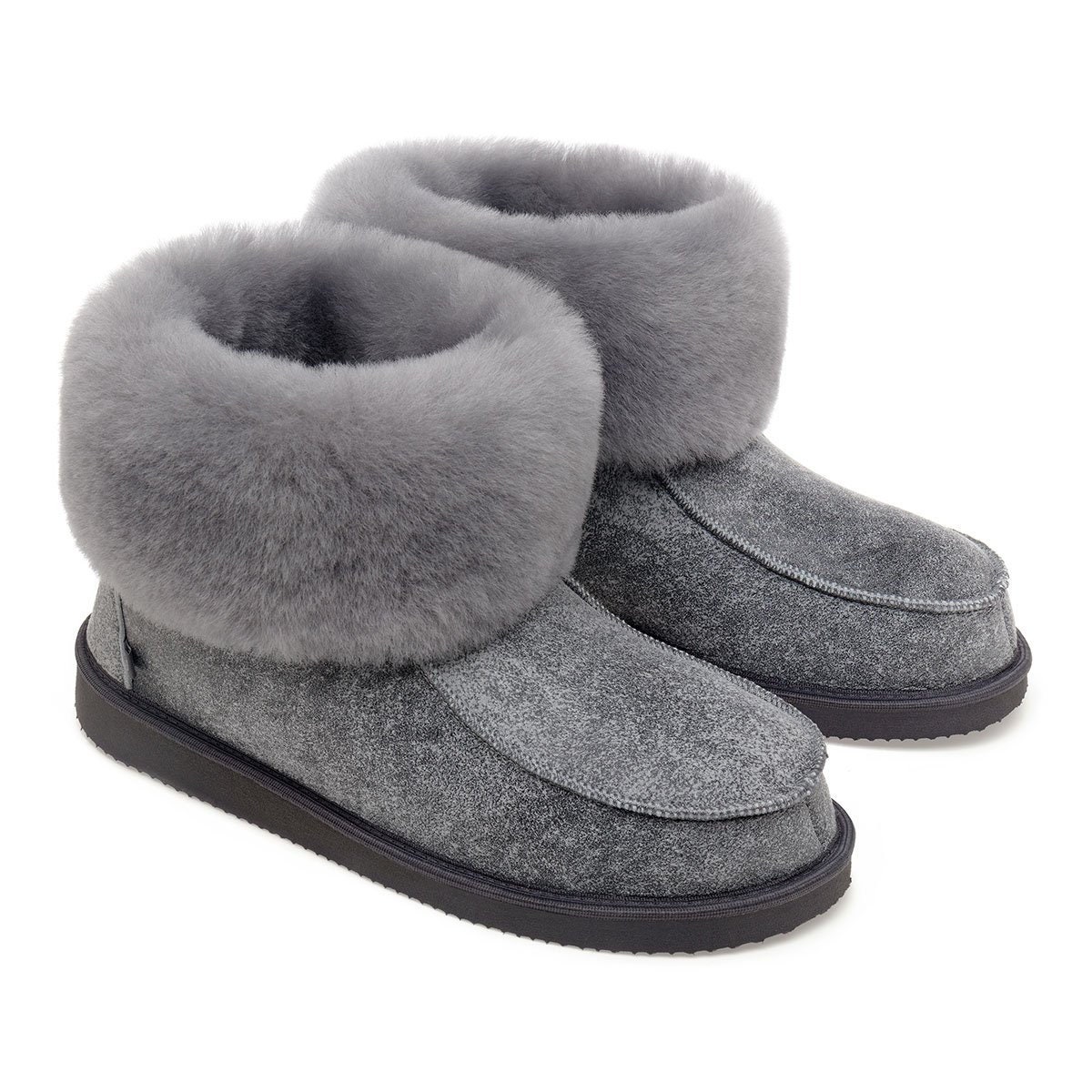 Yeti Handcrafted New Men Women Ladies Sheepskin Moccassin Boot Slippers  Made from 100% Just Fur Lined unique gift present idea eco shearling