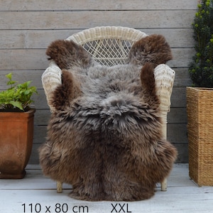 Luxury Sheepskin Rug Throw Hide Rare Breed 100% Genuine Natural Colors large gift idea for her him bio eco day home decor interior design