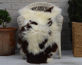 Luxe schapenvacht kleed/plaid van een zeldzaam ras, 100% authentiek, natuurlijke kleuren, groot, ideaal cadeau voor hem/haar, ecologische dag, huisdecoratie, interieurontwerp