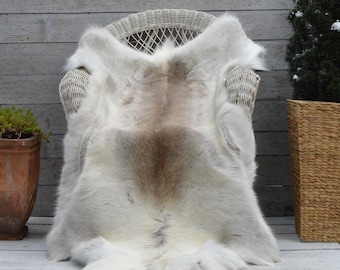 本物 トナカイ毛皮フィンランド製 毛皮ラグ Nordis Collection 本物 トナカイ毛皮フィンランド製 毛皮ラグ Nordis Collection