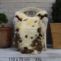 XL Large Brown Sheepskin Rug Throw Hide Rare Breed 100% Genuine Natural Colors gift idea for her him eco bio home decor interior design