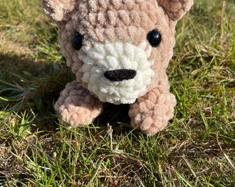 Crochet Bear Comforter:  Baby Snuggle Lovey