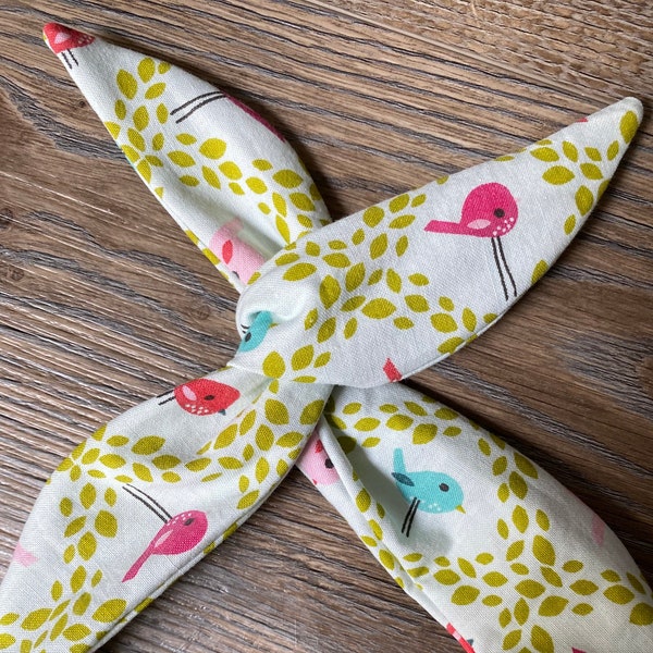 Cute Birds print Wired Headband | hairband | twist wire | no headaches | Gift idea |