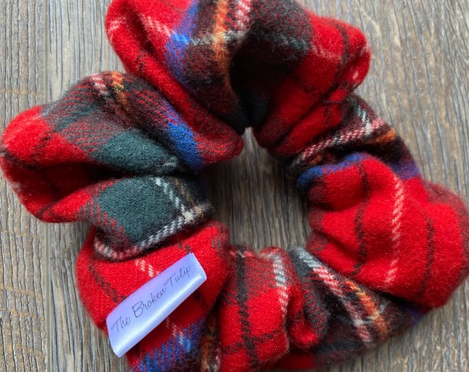 Fiocco Per Capelli Tartan Royal Stewart, Hair Bow E Scrunchies, Fatto A Mano, Scozzese - Foto 3