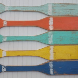 Oar Wall Decor, Wood Oar Wall Mount, Rustic Beach Decor, Beach House ...