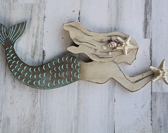 Mermaid Art Wall Hanging, Mermaid Wall Decor, Mermaid Decor