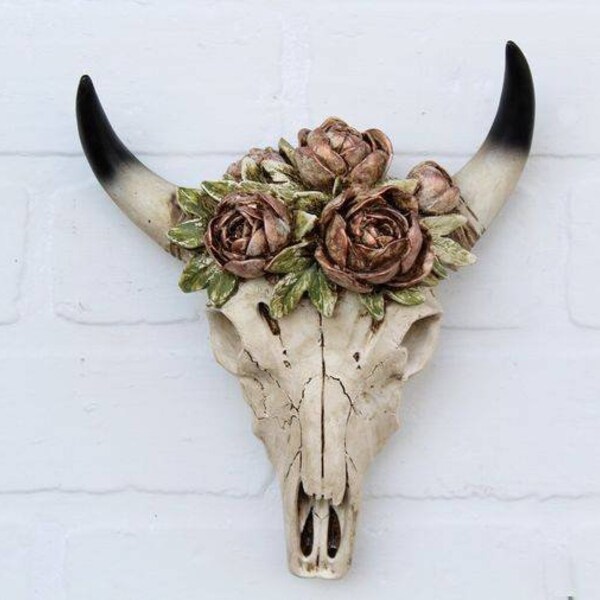 Cow Skull Wall Decor - Etsy