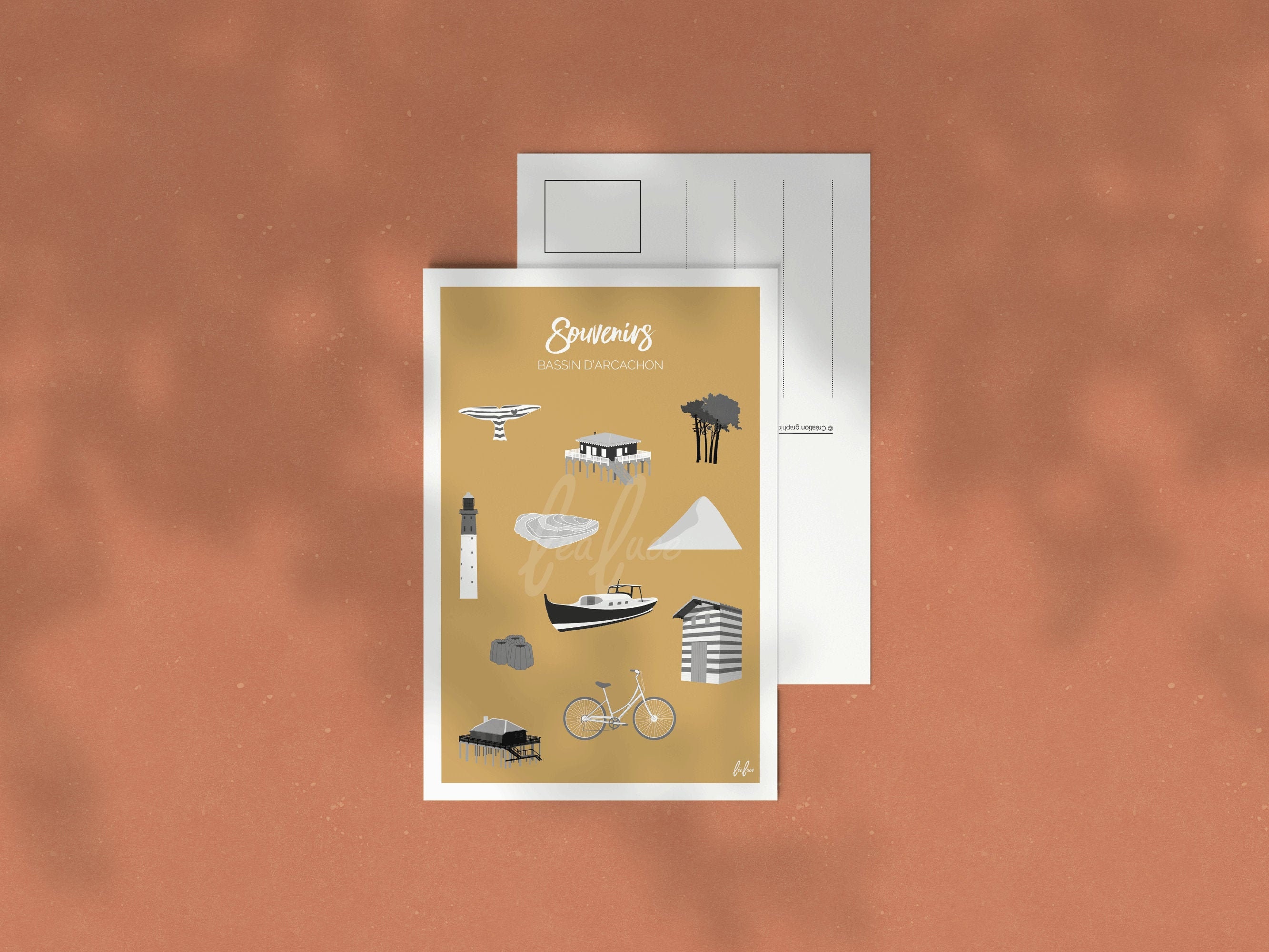 Carte Postale - Souvenirs Du Bassin d'arcachon