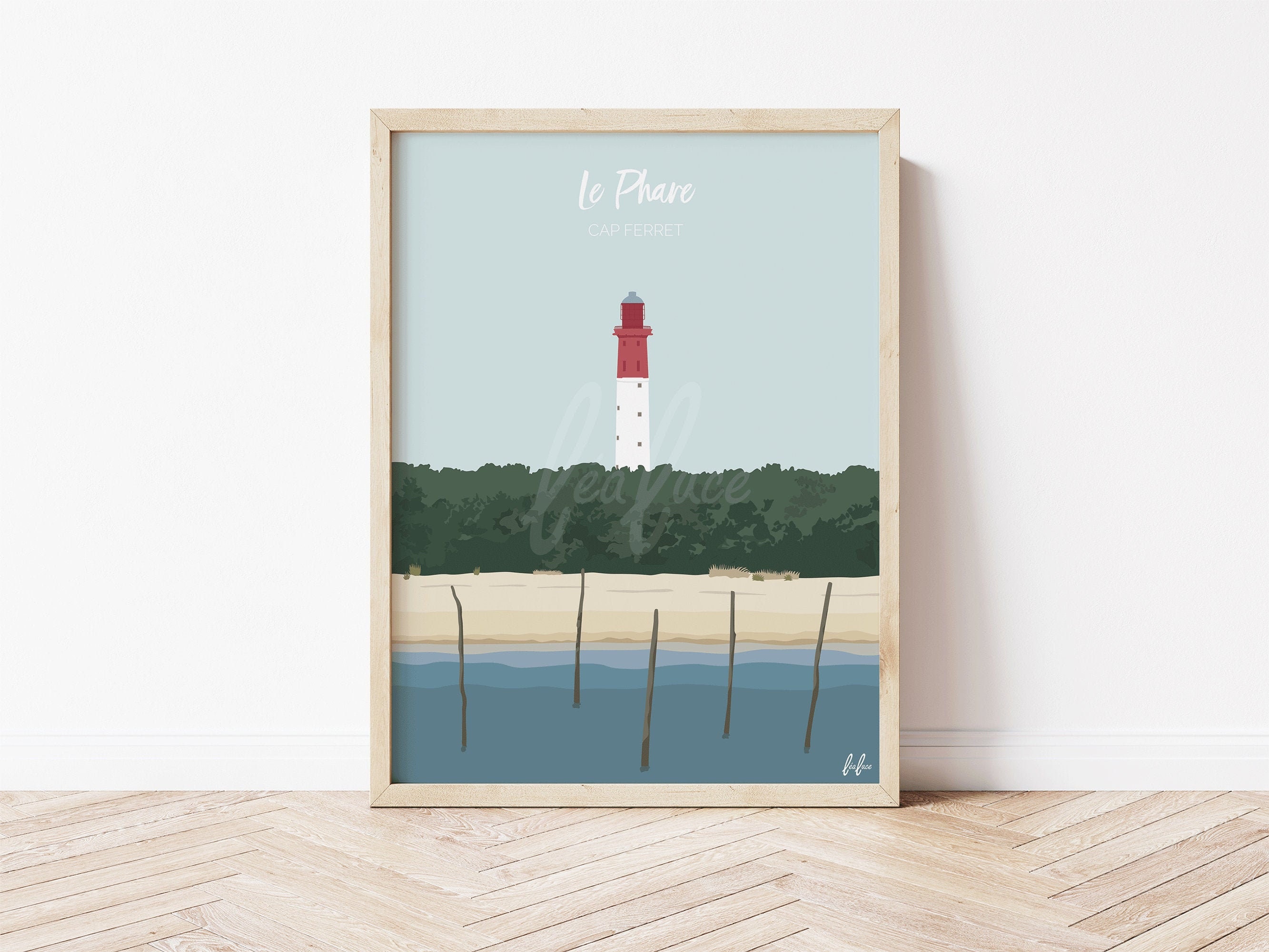Affiche & Carte Postale - Phare Du Cap Ferret Bassin d'arcachon