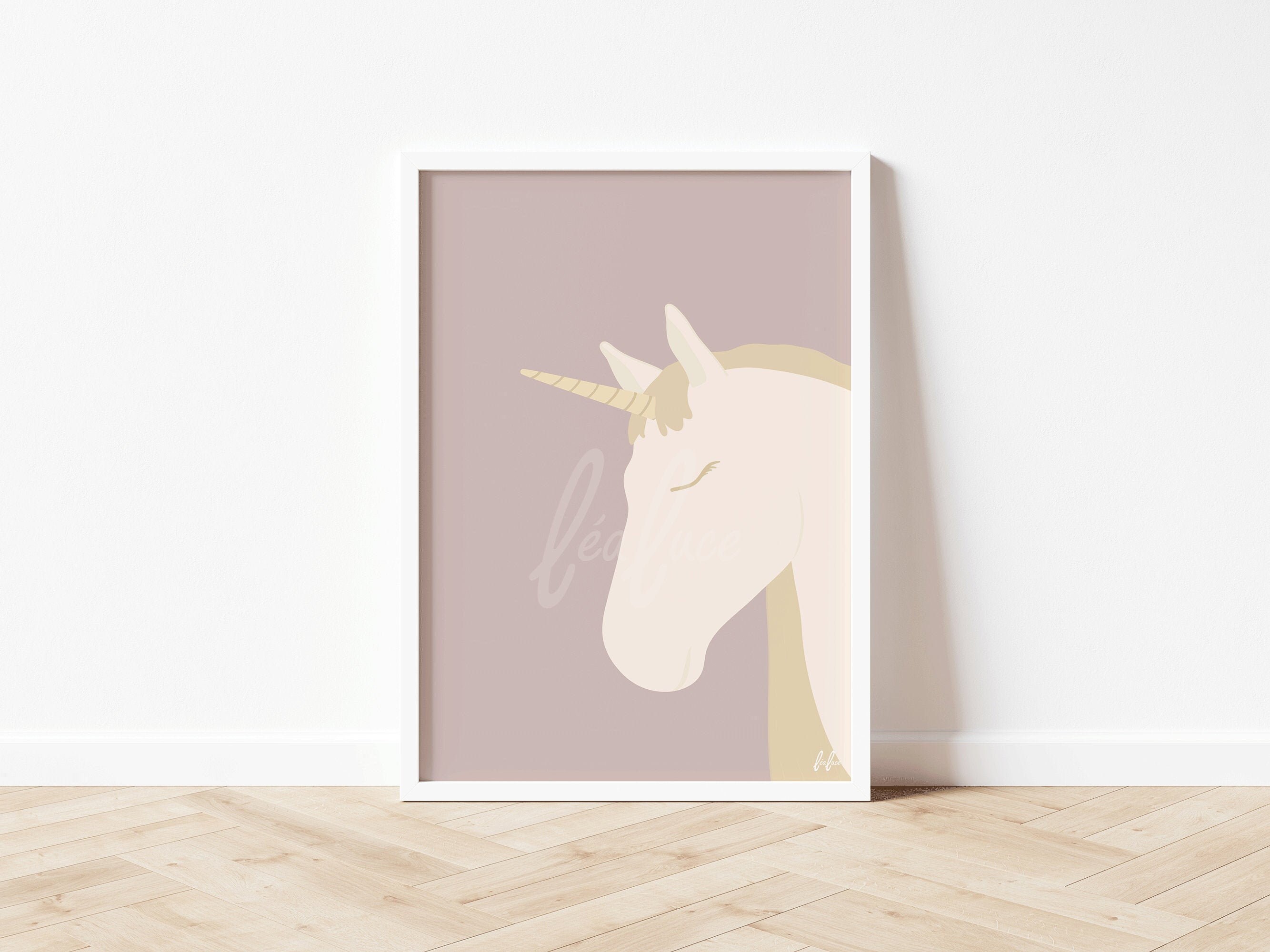 Affiche Enfant Licorne