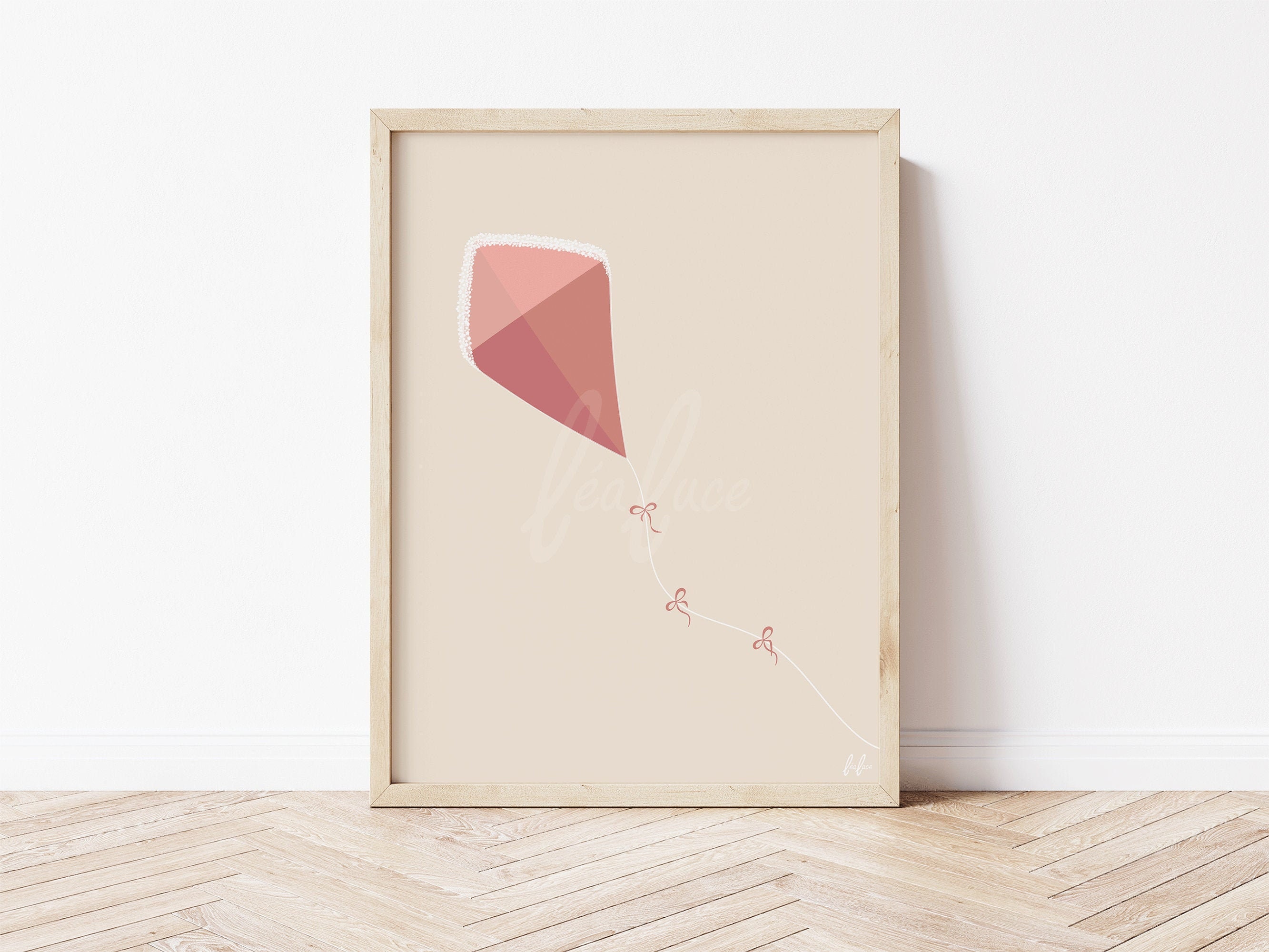 Affiche Enfant Cerf-Volant