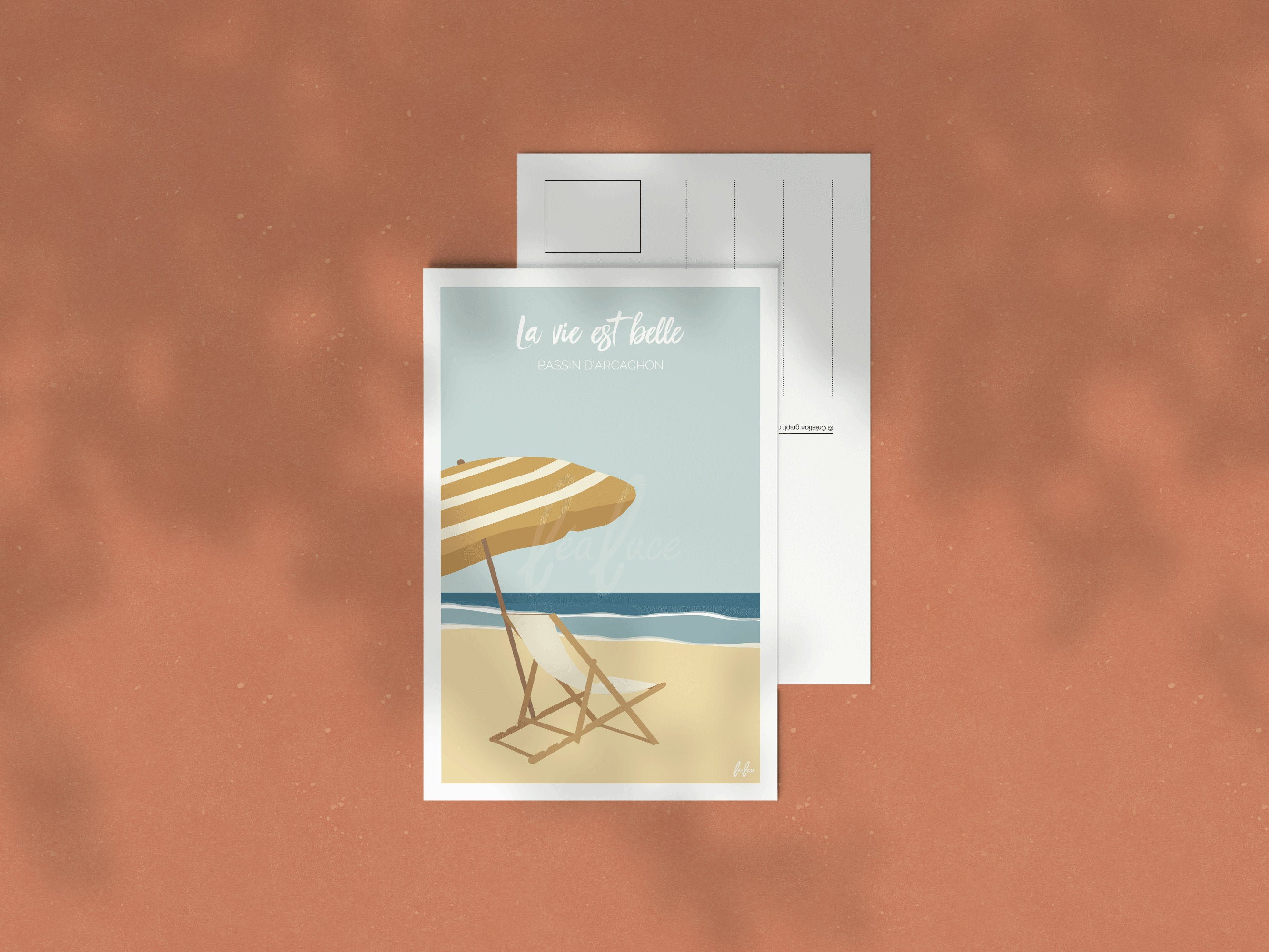 Carte Postale - La Vie Est Belle Bassin d'arcachon