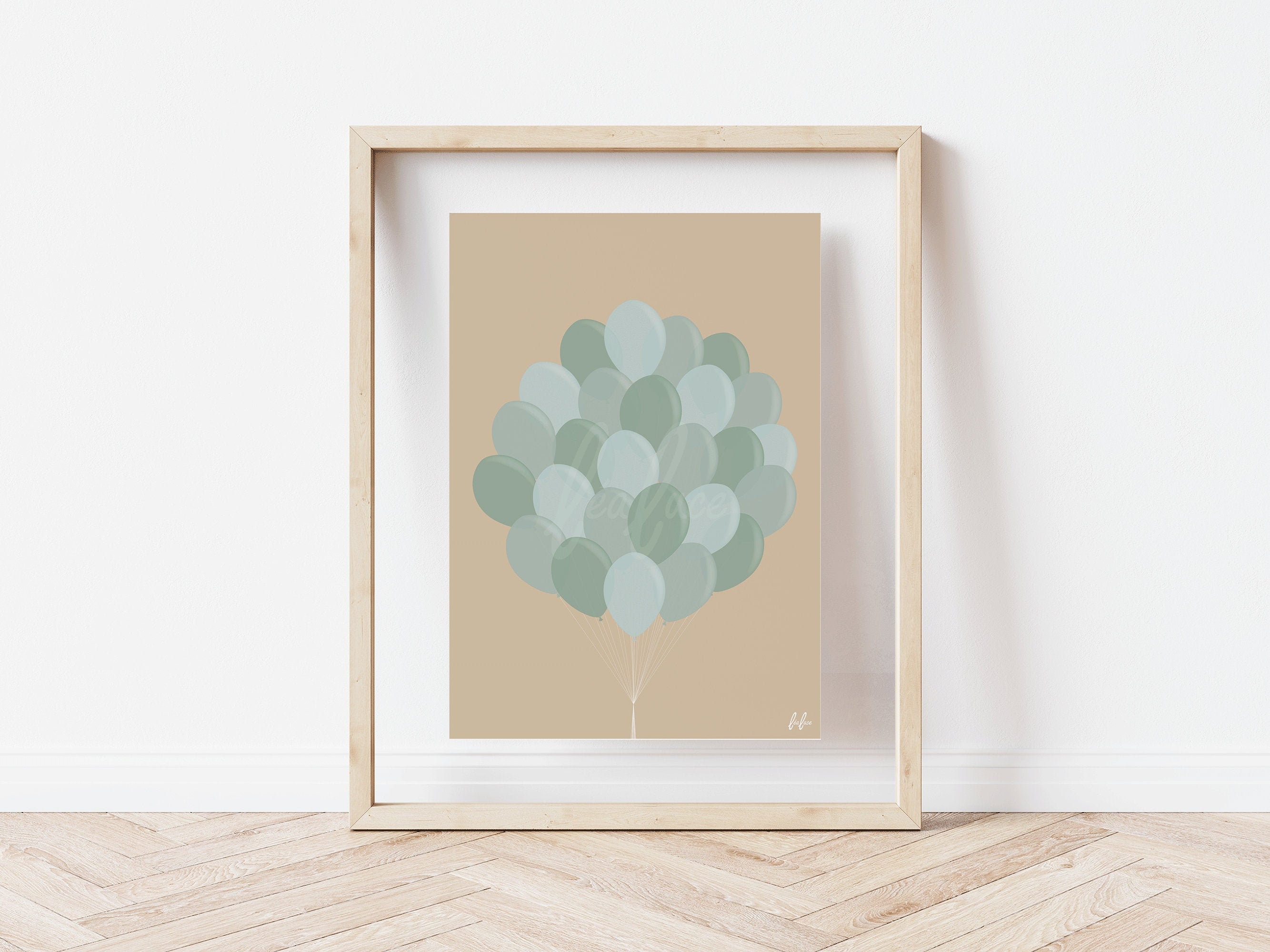 Affiche Enfant Bouquet de Ballons