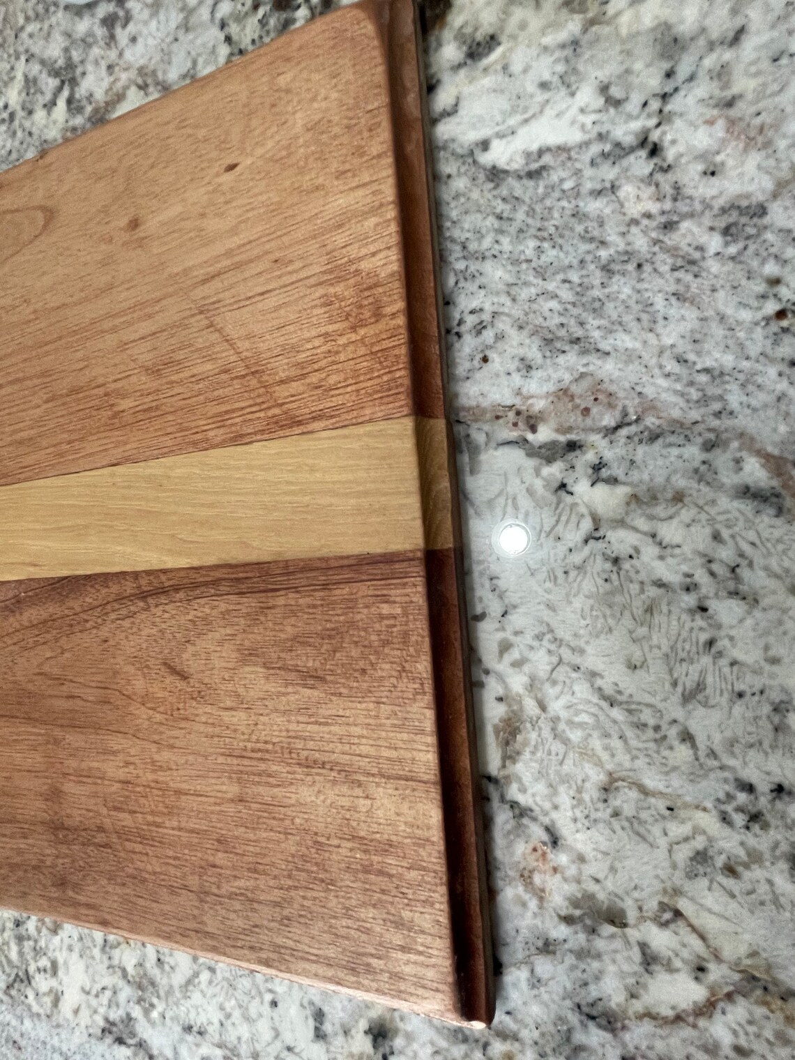 TwoTone Hickory/Mahogany Cutting Board Etsy