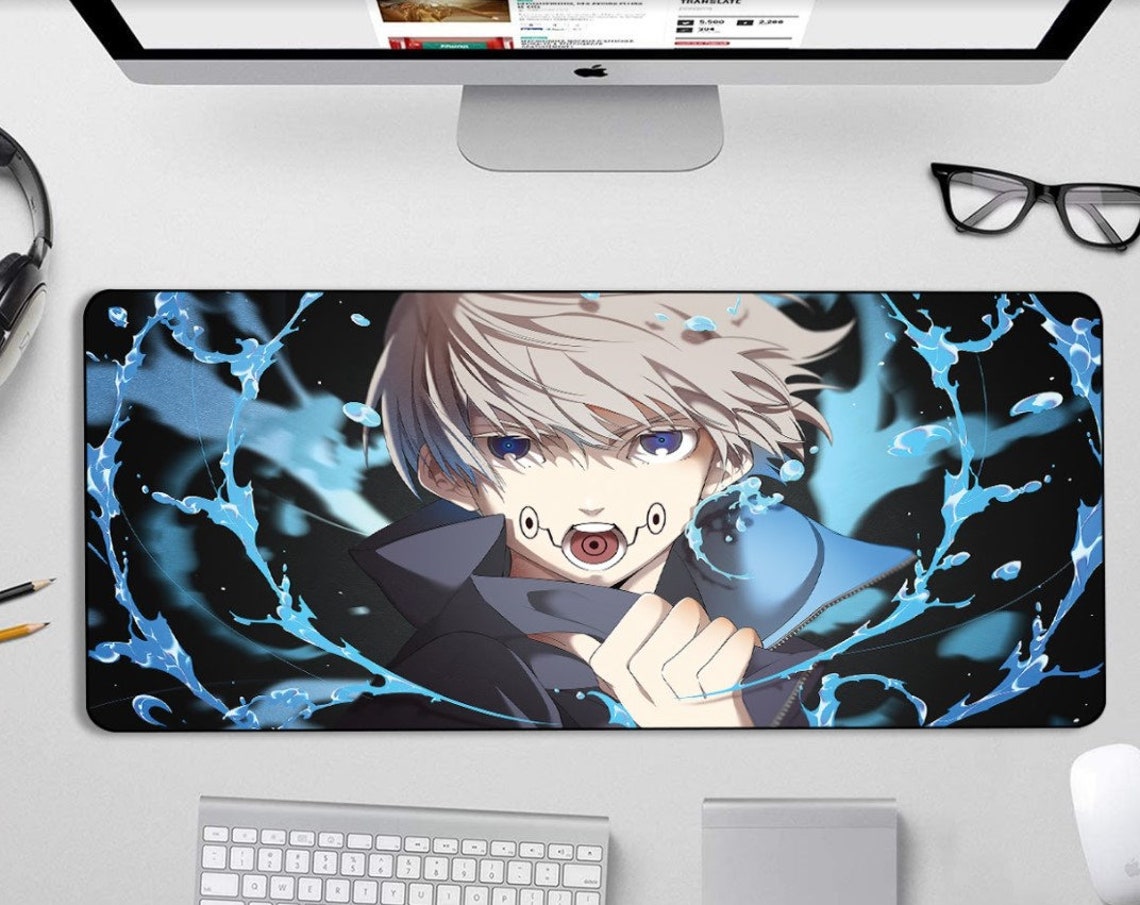 Mousepad Custom Anime Jujutsu Kaisen x LDM33 Leather Mousepads Etsy