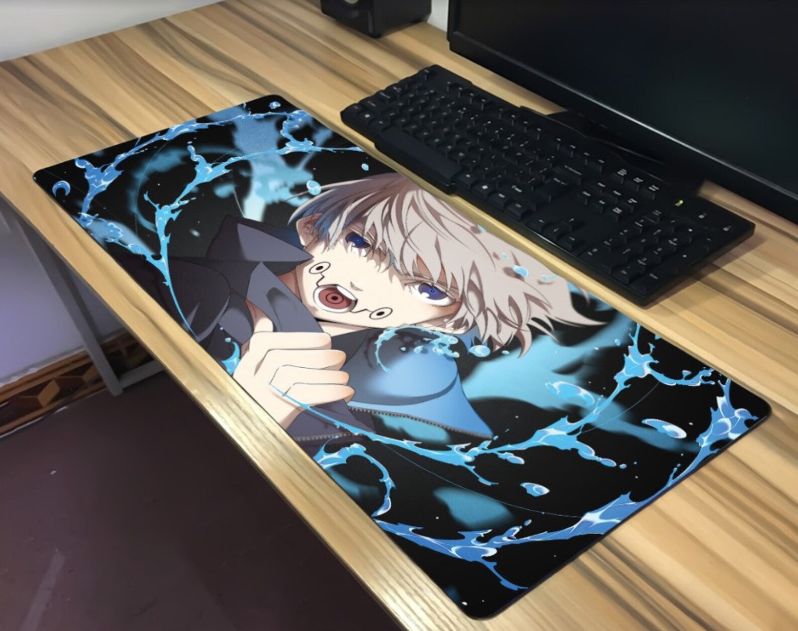 Mousepad Custom Anime Jujutsu Kaisen x LDM33 Leather Mousepads Etsy