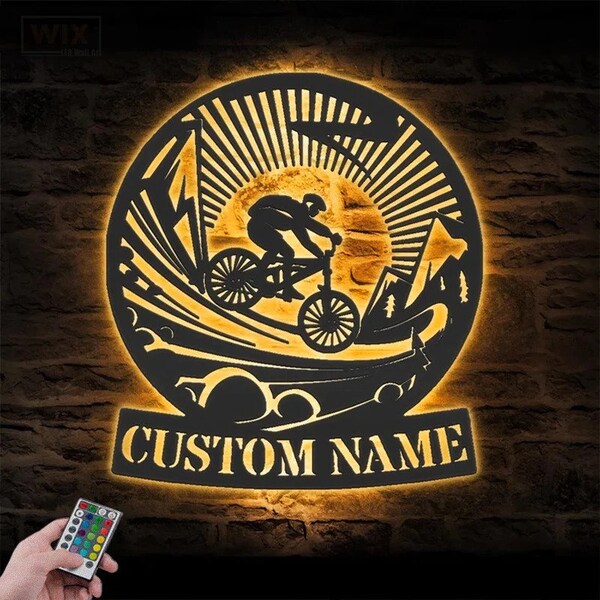 Metal Bicycle Signs - Etsy