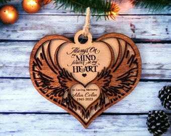 Personalized Memorial Ornament - Remembrance Gift