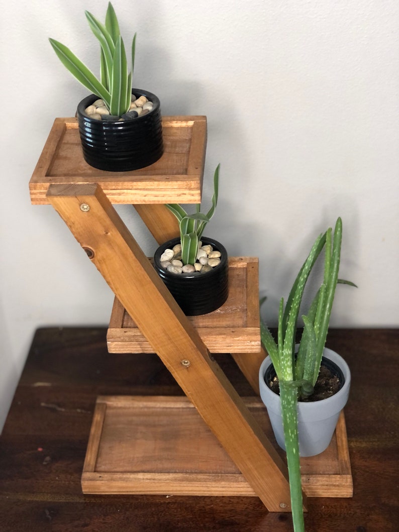 Cedar Plant Stand Plant Holder Countertop Plant Stand 3 or Etsy