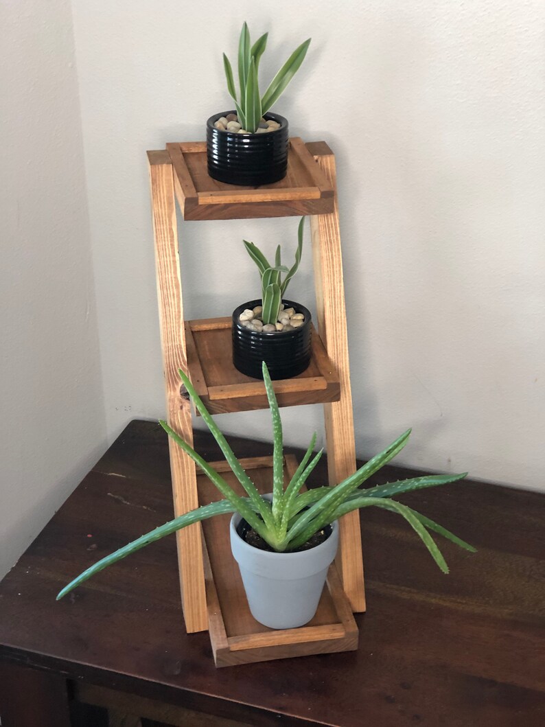 Cedar Plant Stand Plant Holder Countertop Plant Stand 3 or Etsy